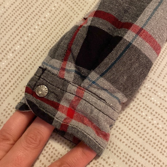 Polarn O. Pyret lined plaid jacket 2-3Y EUC - soft, warm, and adorable for Fall! - Picture 3 of 8